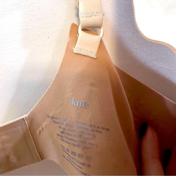 KNIX Revolution V-Neck Bra - Color Dune - Size L - Picture 8 of 11
